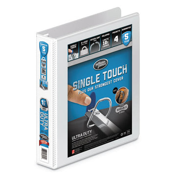 Wilson Jones® Ultra Duty D-ring View Binder With Extra-durable Hinge, 3 Rings, 4" Capacity, 11 X 8.5, White freeshipping - TVN Wholesale